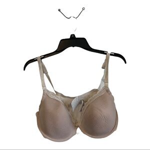 gilligan and o'malley nude lace mix nursing bra